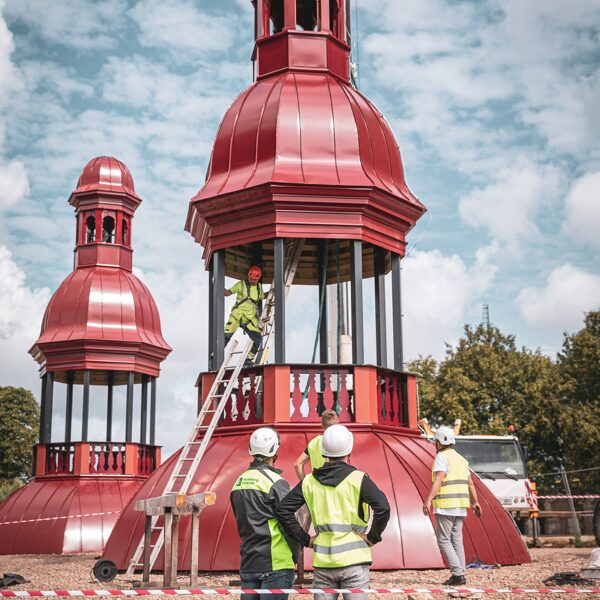 Skaistkalnes katoļu baznīcas torņu atjaunošana